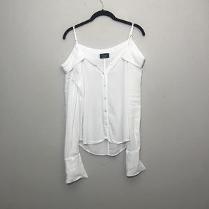 Off the Shoulder Button Up
